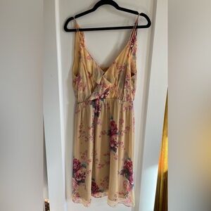 Meadow Rue Anthropologie Silk Dress